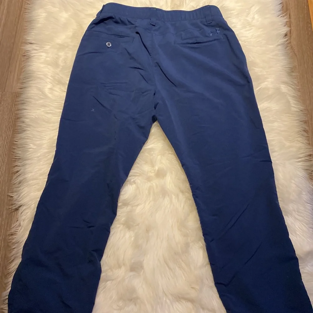 HOST PICK Men's Under Armour Loose Fit Track Jogging Pants Blue Waist 34 Leg 32 - Picture 6 of 9